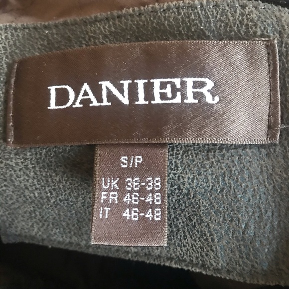 Danier - Men’s Leather Brown Shacket with Hood - S - Picture 8 of 11